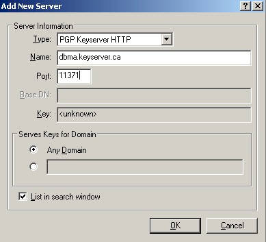 Configuration Settings